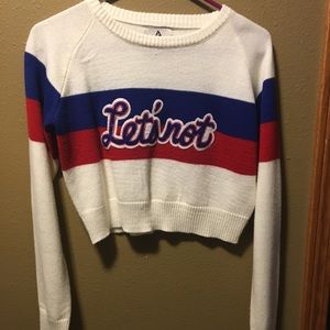 UNIF Let’s Not cropped sweater